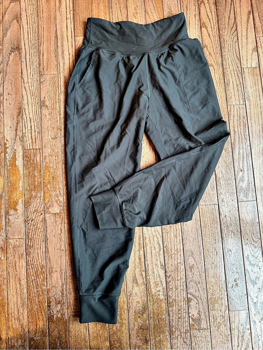 Old Navy High Rise Joggers Dark Grey Medium Like New